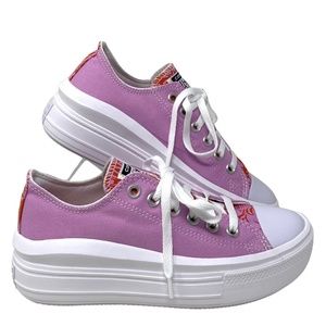 Converse Chuck Taylor All Star Move Beyond Platform Women Low Top Canvas A00563C